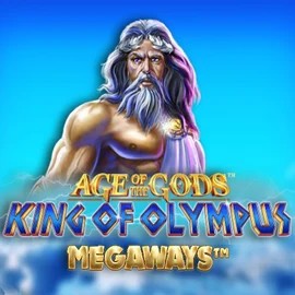 Age Of The Gods: King of Olympus Megaways online game logo by Origins on spinational.eu.com