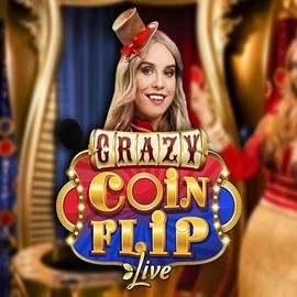Crazy Coin Flip casino game by Evolution – featured logo at Spinational Casino