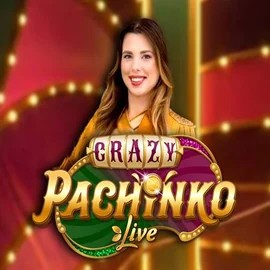 Crazy Pachinko logo – Live Casino by Evolution at Spinational Casino