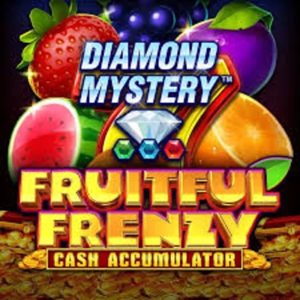 Official Slots logo: Diamond Mystery Fruitful Frenzy Cash Accumulator by Greentube at Spinational Casino
