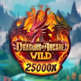 Dragons of Arcane Wild logo by Foxium at Spinational CasinoDragons of Arcane Wild