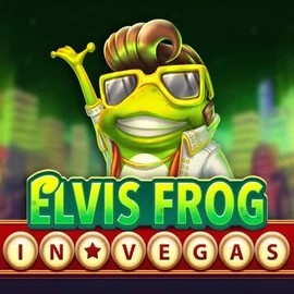 Official Slots logo: Elvis Frog In Vegas by BGAMING at Spinational Casino