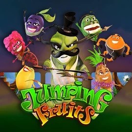 Jumping Fruits slot visual from Wazdan available on spinational.eu.com