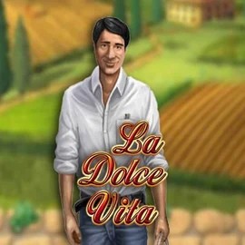 La Dolce Vita slot logo by Gamomat at Spinational CasinoLa Dolce Vita