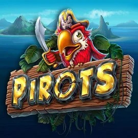 Pirots slot logo by ELK Studios at Spinational CasinoPirots
